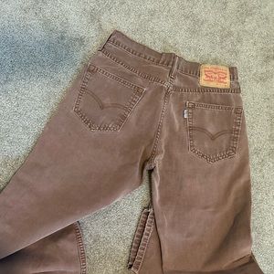 Levi’s straight legs brown jeans
